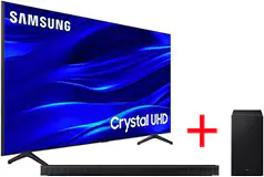 Samsung 65” UHD 4K Smart TV &amp;&#160;Samsung B-Series HW-B750D 5.1ch Soundbar with Sub Woofer - Click for more details