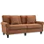 Modern Classic 3-Seater Sofa Corduroy Fabric w/ Pine Wood Legs